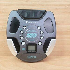 Panasonic SL-SW890 Shockwave Metal Portable CD Player S-XBS Anti-Skip Tested